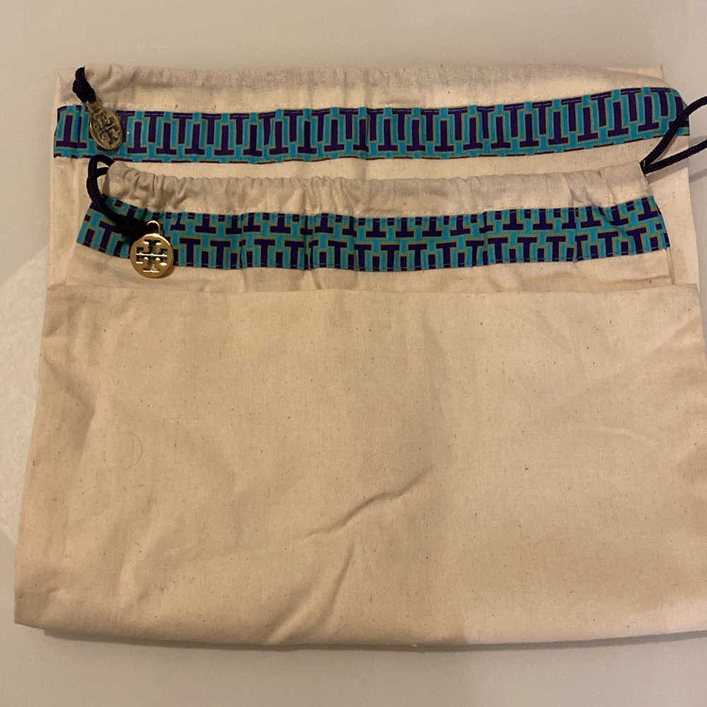 2 pieces  New Tory Burch Shoe Bag